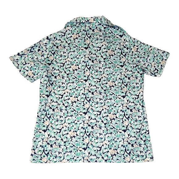 Vintage Women’s Polyester Floral Montgomery Ward Collared Shirt - Picture 2 of 3
